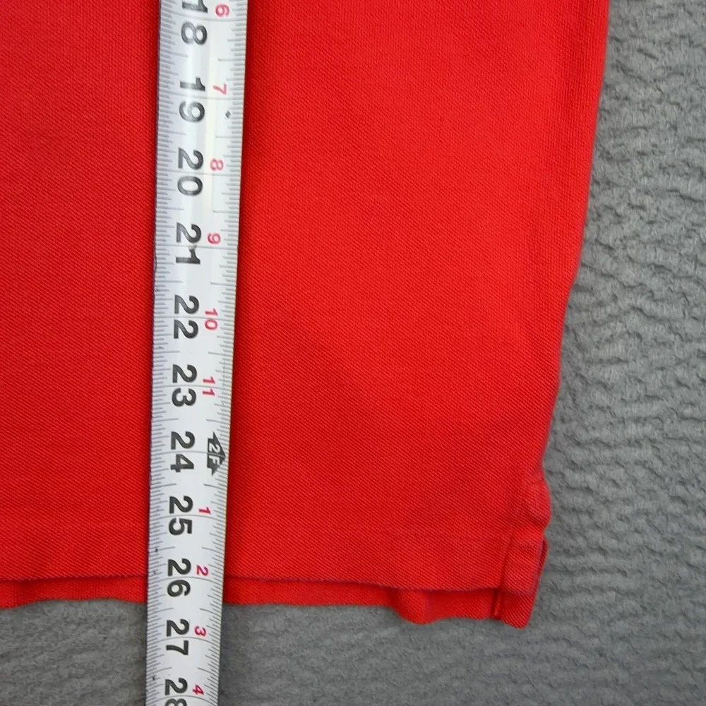 Polo Ralph Lauren Polo Shirt Mens Medium Red Classic Fit Short Sleeve Pony Logo